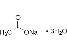 Acetic acid sodium trihydrate