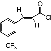 (E)-3-[3-(Trifluoromethyl)phenyl]acryloyl chloride, (2E)-3-[3-(Trifluoromethyl)phenyl]prop-2-enoyl chloride, 3-[(1E)-3-Chloro-3-oxoprop-1-en-1-yl]benzotrifluoride