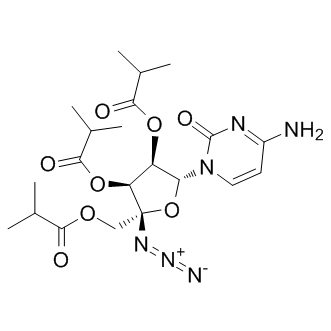 (2R,3S,4R,5R)-5-(4-amino-2-oxopyrimidin-1(2H)-yl)-2-azido-2-((isobutyryloxy)methyl)tetrahydrofuran-3,4-diyl bis(2-methylpropanoate)