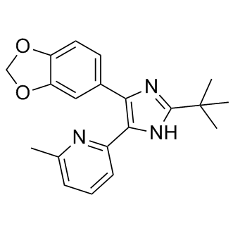 2-[4-(1,3-苯并二氧杂环戊烷-5-基)-2-(1,1- 二甲基乙基)-1H-咪唑-5-基]-6-甲基-吡啶