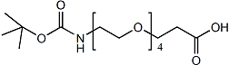 3-[2-[2-[2-[2-[(2-methylpropan-2-yl)oxycarbonylamino]ethoxy]ethoxy]ethoxy]ethoxy]propanoic acid