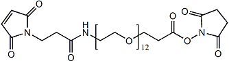 alpha-MaleiMidopropionyl-oMega-succiniMidyl-12(ethylene glycol)