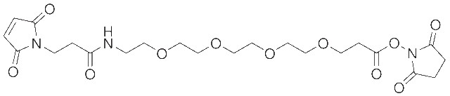 N-[15-[(2,5-Dioxo-1-pyrrolidinyl)oxy]-15-oxo-3,6,9,12-tetraoxapentadec-1-yl]-2,5-dihydro-2,5-dioxo-1H-pyrrole-1-propanamide