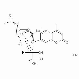 4-methylumbelliferyl-N-acetyl-alpha-D-neuram.A.so-S.dihy.