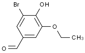 3-bromo-4-hydroxy-5-ethoxybenzaldehyde