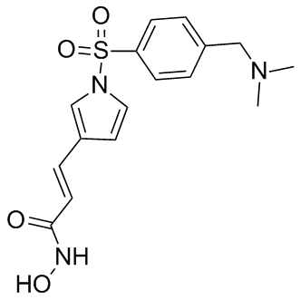 (E)-3-[1-[[4-[(Dimethylamino)methyl]benzene]sulfonyl]-1H-pyrrol-3-yl]-N-hydroxyacrylamide