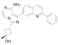 cis-3-[8-Amino-1-(2-phenyl-7-quinolinyl)imidazo[1,5-a]pyrazin-3-yl]-1-methylcyclobutanol
