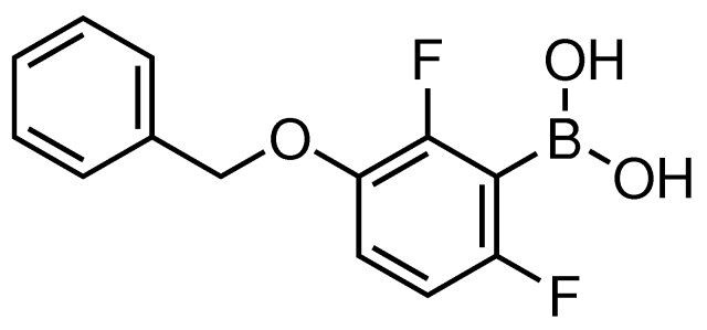 (2,6-difluoro-3-phenylmethoxyphenyl)boronic acid