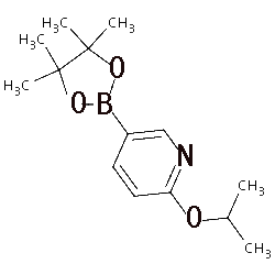2-propan-2-yloxy-5-(4,4,5,5-tetramethyl-1,3,2-dioxaborolan-2-yl)pyridine