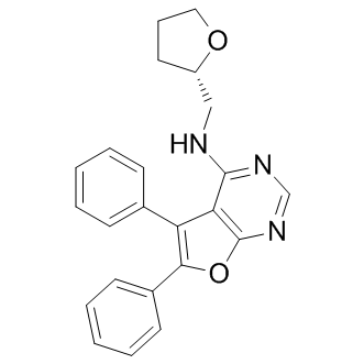 Furo[2,3-d]pyrimidin-4-amine, 5,6-diphenyl-N-[[(2S)-tetrahydro-2-furanyl]methyl]-