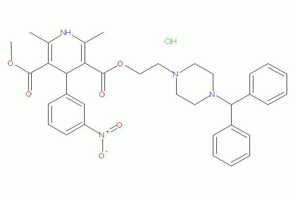 4-(diphenylmethyl)-1-piperazinyl)ethylmethylester,dihydrochloride