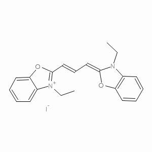 Benzoxazolium, 3-ethyl-2-[3-(3-ethyl-2(3H)-benzoxazolylidene)-1-propenyl]-, iodide