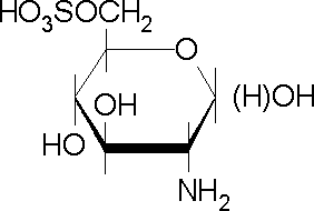 2-amino-2-deoxy-6-O-sulfo-beta-D-glucopyranose