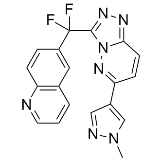 6-[Difluoro[6-(1-methyl-1H-pyrazol-4-yl)-1,2,4-triazolo[4,3-b]pyridazin-3-yl]methyl]quinoline
