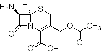 7-氨基-3-[(乙酰氧)甲基]-8-氧代-5-硫杂-1-氮杂二环[4,2,0]-2-烯-2-羧酸