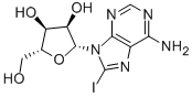 (2R,3R,4S,5R)-2-(6-氨基-8-碘-9H-嘌呤-9-基)-5-(羟甲基)四氢呋喃-3,4-二醇