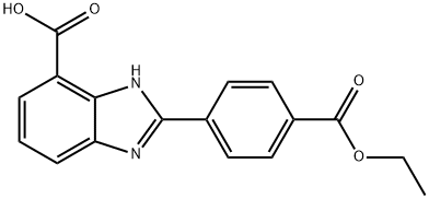 2-(4-ethoxycarbonylphenyl)-1H-benzimidazole-4-carboxylic acid