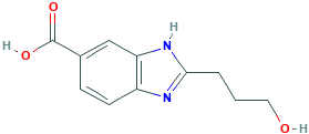 2-(3-HYDROXYPROPYL)-1H-BENZIMIDAZOLE-5-CARBOXYLIC ACID
