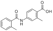 2-methyl-4-[[(2-methylphenyl)-oxomethyl]amino]benzoic acid