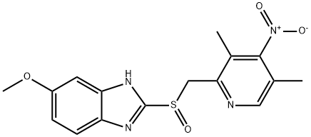 rac 4-去甲氧基-4-硝基奥美拉唑