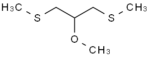 1,3-bis(methylsulfanyl)propan-2-yl methyl ether
