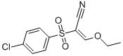 2-((4-CHLOROPHENYL)SULFONYL)-3-ETHOXYPROP-2-ENENITRILE