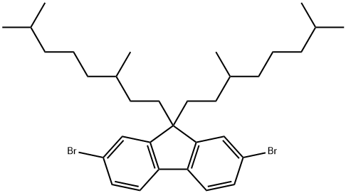 9,9-bis-(3,7-dimethyloctyl)-2,7-dibromofluorene