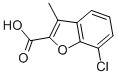 7-氯-3-甲基-1-苯并呋喃-2-羧酸