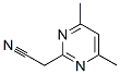 2-Pyrimidineacetonitrile, 4,6-dimethyl- (8CI,9CI)