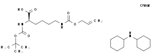 BOC-D-LYS(ALLOC)-OH 二环己基铵盐