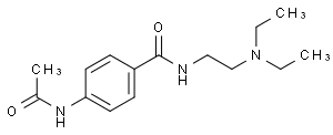 4-(acetylamino)-n-[2-(diethylamino)ethyl]-benzamid