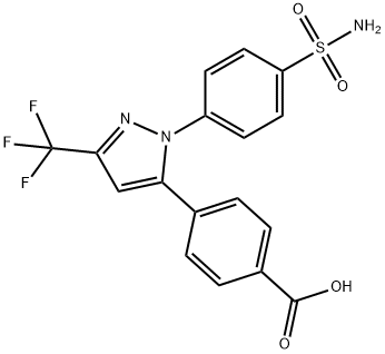 4-[5-(4-Carboxyphenyl)-3-trifluoromethyl-1H-pyrazol-1-yl]benzene sulfon amide