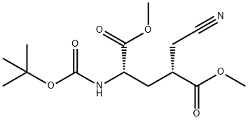 (4R)-N-(tert-Butyloxycarbonyl)-4-(cyanomethyl)-L-glutamic Acid 1,5-Dimethyl Ester