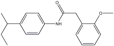 N-(4-butan-2-ylphenyl)-2-(2-methoxyphenyl)acetamide