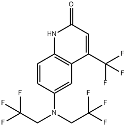 6-[Bis(2,2,2-trifluoroethyl)amino]-4-(trifluoromethyl)-2(1H)-quinolinone