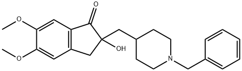 1H-Inden-1-one, 2,3-dihydro-2-hydroxy-5,6-dimethoxy-2-[[1-(phenylmethyl)-4-piperidinyl]methyl]-