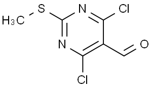 2-甲巯基-4,6-二氯嘧啶-5-甲醛