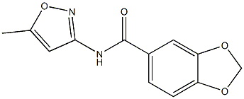 Benzo[1,3]dioxole-5-carboxylic acid (5-methyl-isoxazol-3-yl)-amide