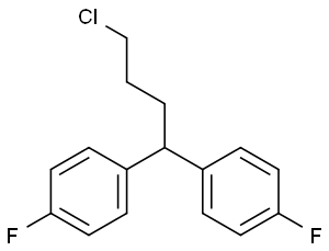 1,1-Bis(4-fluorophenyl)-4-chlorobutane