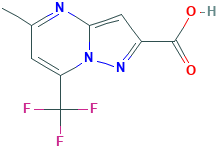 pyrazolo[1,5-a]pyrimidine-2-carboxylic acid, 5-methyl-7-(trifluoromethyl)-