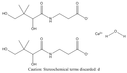 D-Pantothenic acid calcium salt hydrate