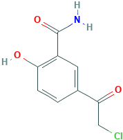 5-(2-chloroacetyl)-2-hydroxybenzamide