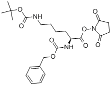 (2,5-dioxopyrrolidin-1-yl) 6-[(2-methylpropan-2-yl)oxycarbonylamino]-2-(phenylmethoxycarbonylamino)hexanoate