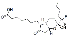 (2R,4aR,5R,7aR)-2-(1,1-Difluoropentyl)-2-hydroxy-6-oxo-3,4,4a,5,7,7a-hexahydrocyclopenta[b]pyran-5-heptanoic acid