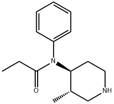 Propanamide, N-(3-methyl-4-piperidinyl)-N-phenyl-, trans- (9CI)