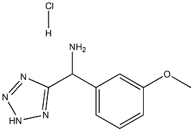 (3-Methoxyphenyl)(2H-tetrazol-5-yl)methanamine hydrochloride