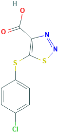 5-((4-氯苯基)硫代)-1,2,3-噻二唑-4-羧酸