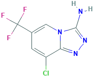 8-氯-6-(三氟甲基)[1,2,4]三唑并[4,3-a]吡啶-3-胺