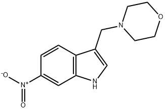 1H-Indole, 3-(4-morpholinylmethyl)-6-nitro-