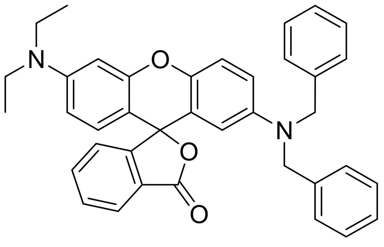 Spiroisobenzofuran-1(3H),9-9Hxanthen-3-one, 2-bis(phenylmethyl)amino-6-(diethylamino)-